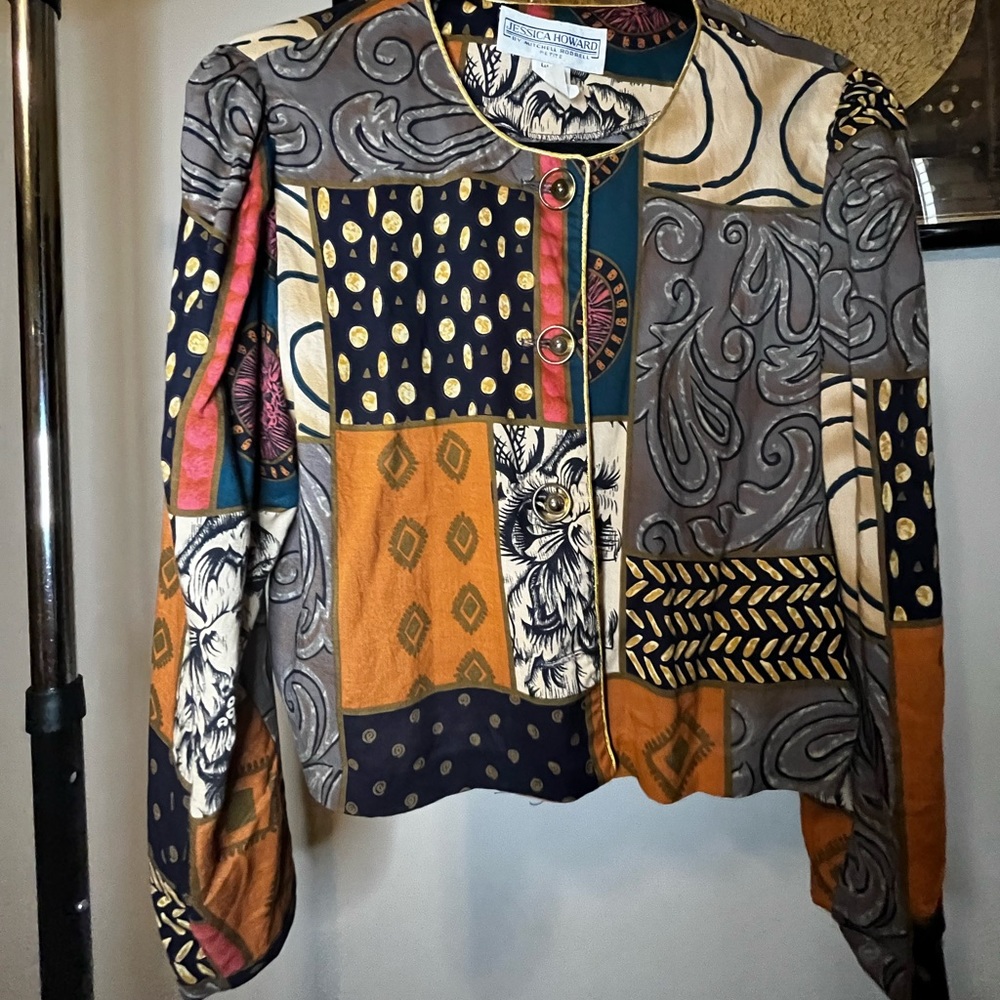 Vintage Jessica Howard Jacket with Gold Buttons